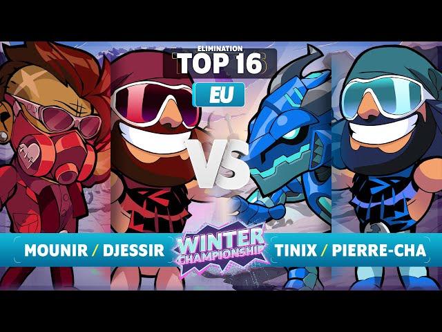 MounirKO & Djessir vs. Tinix & Pierre-Cha - Elimination Top 16 - Brawlhalla Winter Championship 2023