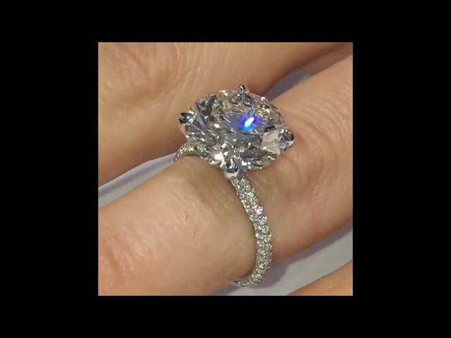 5.50 ct Round Diamond Engagement Ring
