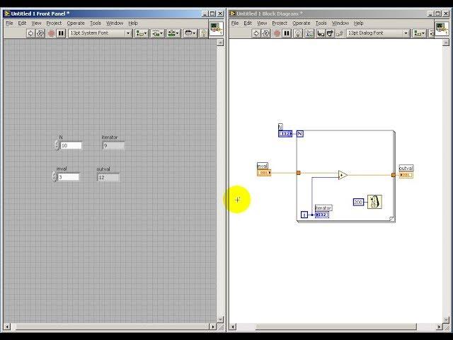 LabVIEW essential programming structures: For-loop