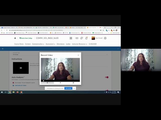 Using the Bongo Video Assignment Tool in D2L