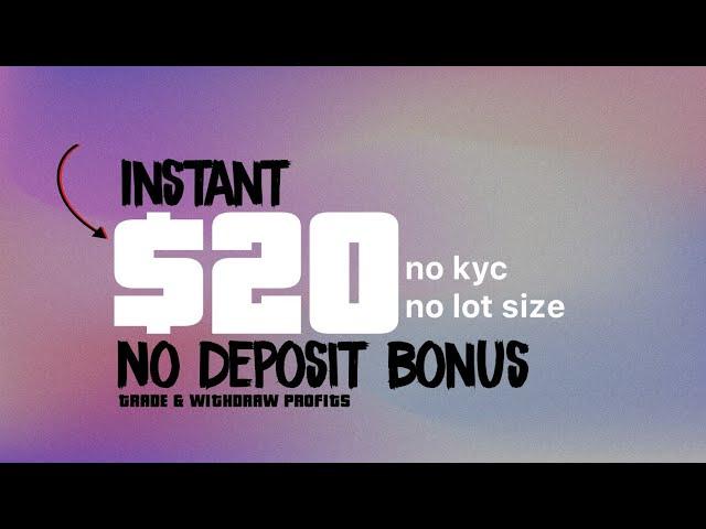 Instant 20 USDT No Deposit Bonus Forex 2024 • Profit Withdrawal Proofs