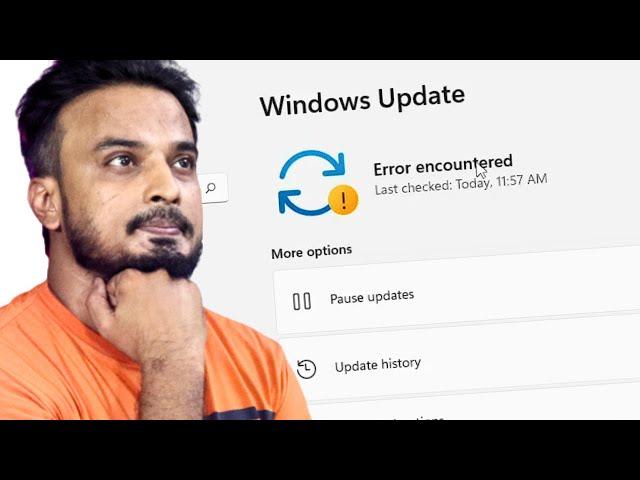 FIX Windows Update "Error Encountered" or Update Failed Problem in Windows 10/11 (2023 Hindi)