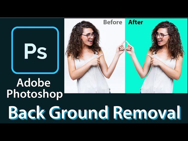 How to remove photo background in Photoshop cc 2020 tutorial