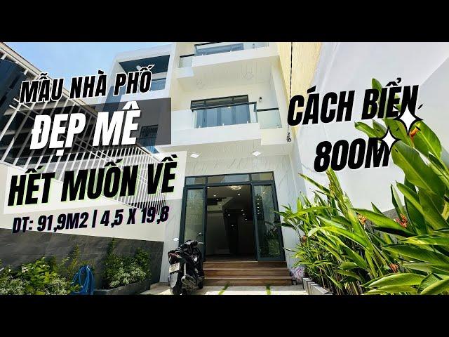 Nhà Phố Nha Trang | Đẹp mê Mẫu Nhà 3 Tầng Hiện Đại 4.5x19.8 gần Bãi Tắm Hòn Chồng | Khánh Nhà Đất