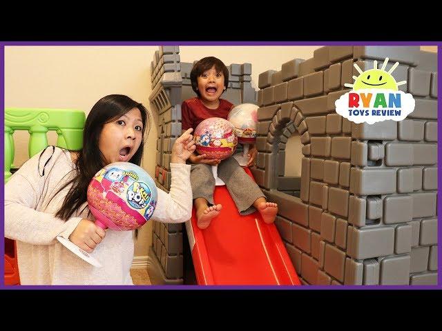 Ryan Unboxes  Giant Pikmi Pops Surprise Lollipop toys for kids