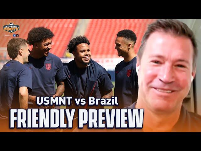 Brian McBride on USMNT vs Brazil & U-23s MNT Performance vs Japan | Morning Footy | CBS Sports
