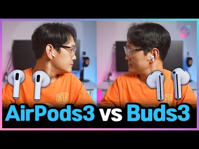 Galaxy Buds 3 vs AirPods 3, open earbudss comparison review!