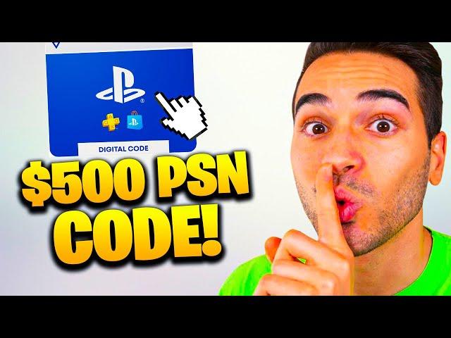 How to Get FREE PSN Codes! (SECRET TRICK)