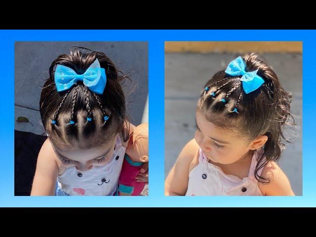 PEINADOS SUPER FÁCILES Y BONITOS PARA NIÑAS!! - SUPER CUTE AND EASY LITTLE GIRL HAIRSTYLES!! ️️️