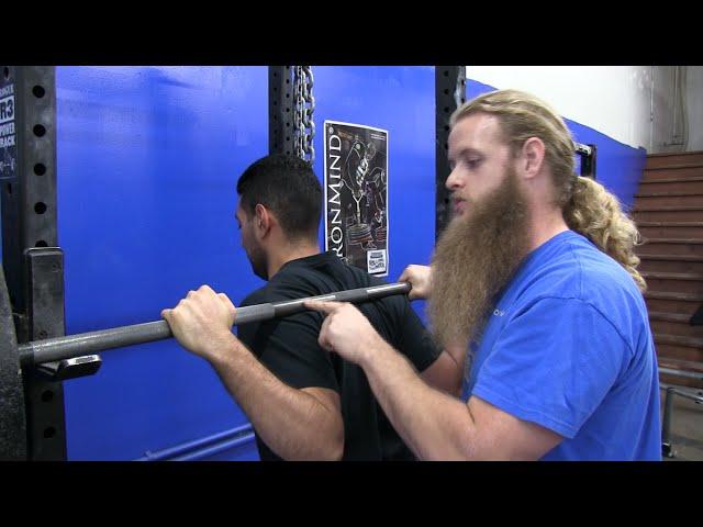 Low Bar Squat : Rack Position / Shoulder Warm-Up