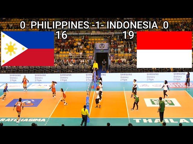 2024 SEA Women's V.League : KORAT : PHILIPPINES vs. INDONESIA : FULL MATCH : New screen size