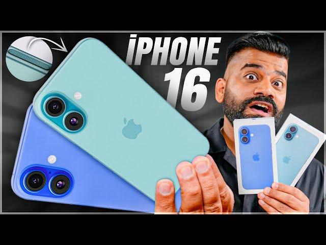 Apple iPhone 16 & 16 Plus Unboxing and First Look - Camera Control & Action Button Fun