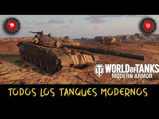 World of Tanks Console TODOS LOS TANQUES MODERNOS