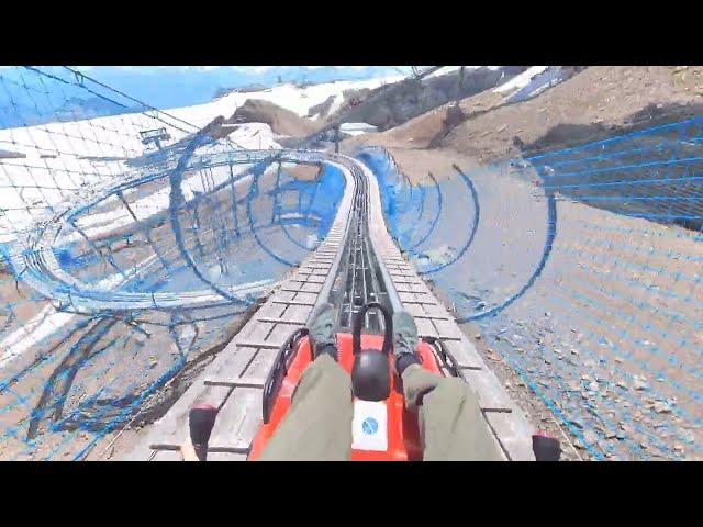 Alpine Coaster in Glacier 3000, Switzerland (7/14/23)