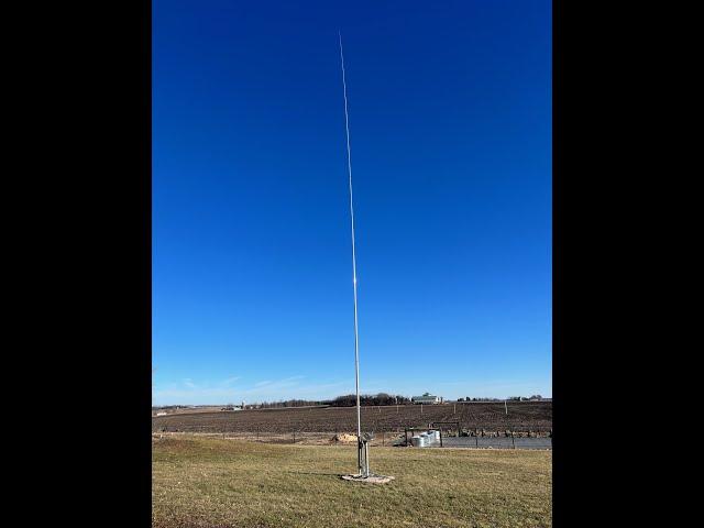 DX Engineering DXE-7580FS-VA-2 Full Size 75/80 Meter Quarter-Wave Vertical Antenna