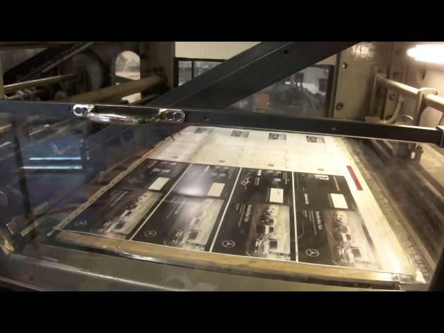 REF 6303 - 1971 Bobst 1080 Autoplaten with Stripping