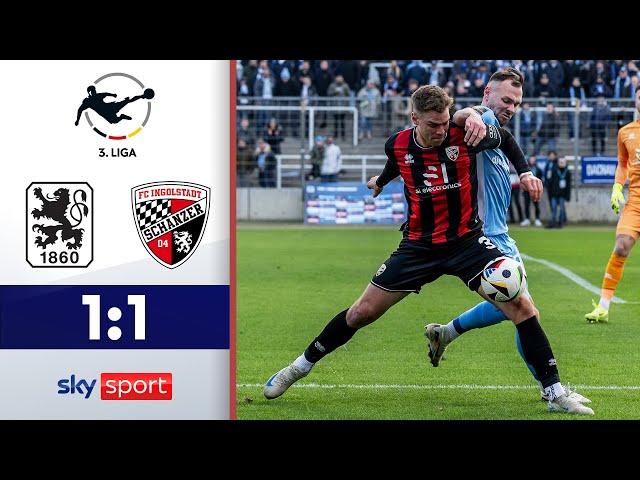 Ingolstadt verpasst Sprung in Top 3! | TSV 1860 München - FC Ingolstadt 04 | Highlights - 3. Liga