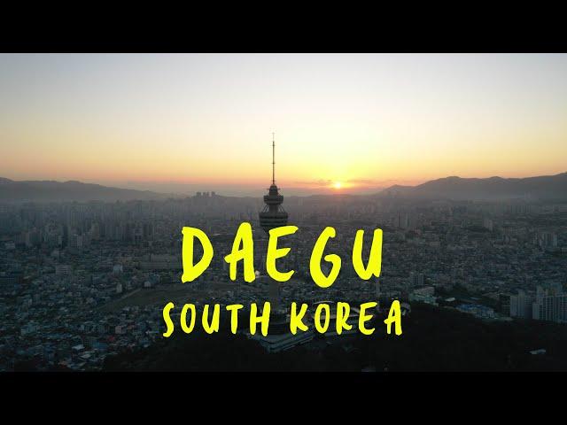 Daegu- the 4th largest city in South Korea | Cinematic Aerial View | 대구시, 대한민국 2019 【4K】