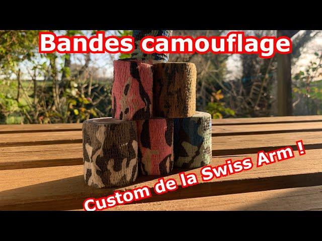 BANDE CAMOUFLAGE Custom de ma Swiss arm Tac 1 !