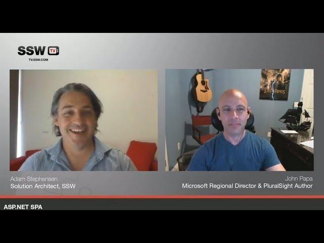 John Papa on Single Page Applications (SPA) - SSW TV Interview