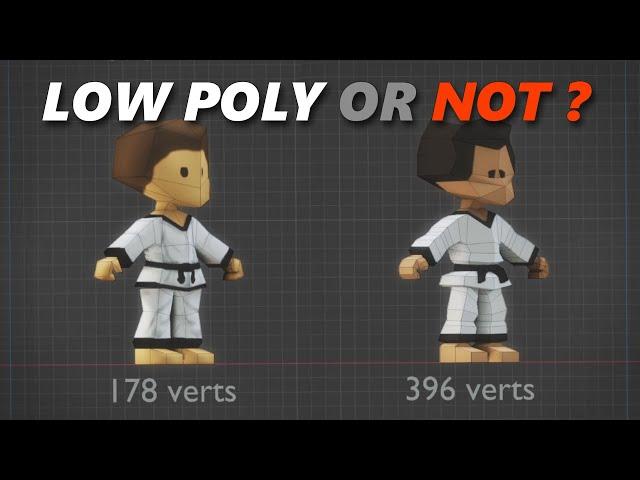 LOW POLY or NOT - is it OK  to detail with geometry? Bonus: Unity vs. Unreal Engine performance