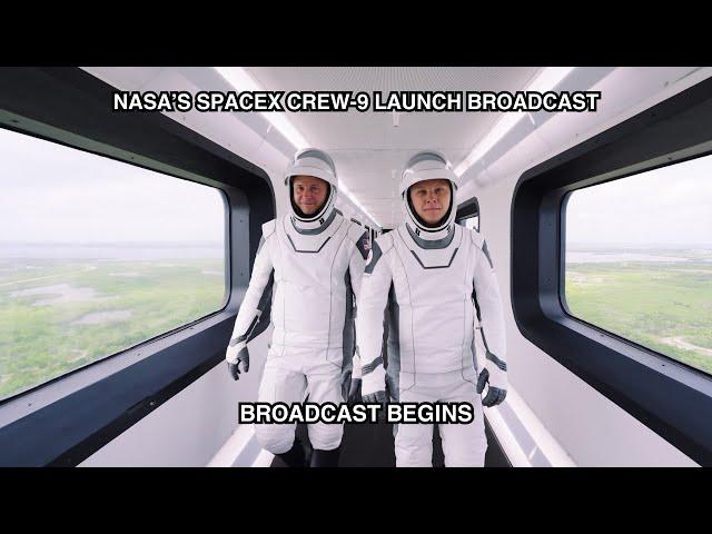 NASA’s SpaceX Crew-9 Mission: Broadcast Begins