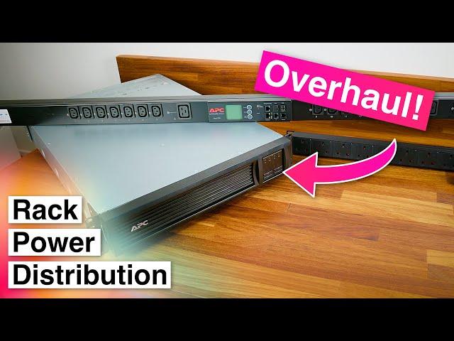 Overhauling My Rack Power Distribution Setup! - APC Smart-UPS & Managed PDU!