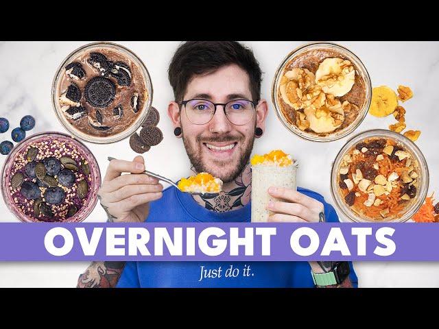 OVERNIGHT OATS - 5 geniale & einfache Rezepte!