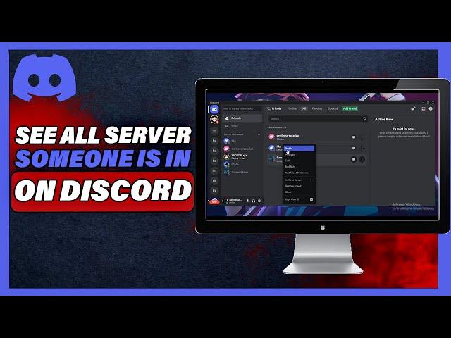 How To Find Out What Servers Someone Is In On Discord