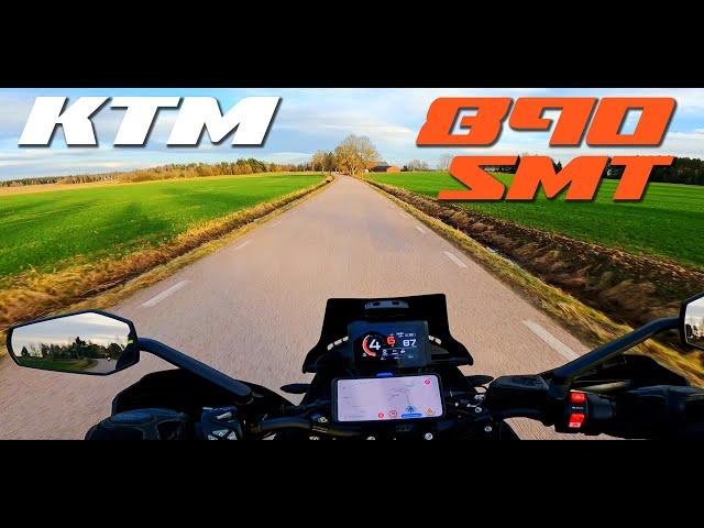 KTM 890 SMT 2023 | Tech Pack | Running in the new bike | Me & my old man | 2.7K 60FPS