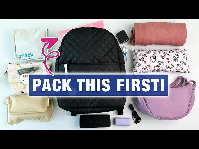 Personal Item Bag 🩷 Travel Essentials for Flight to Japan Packing List