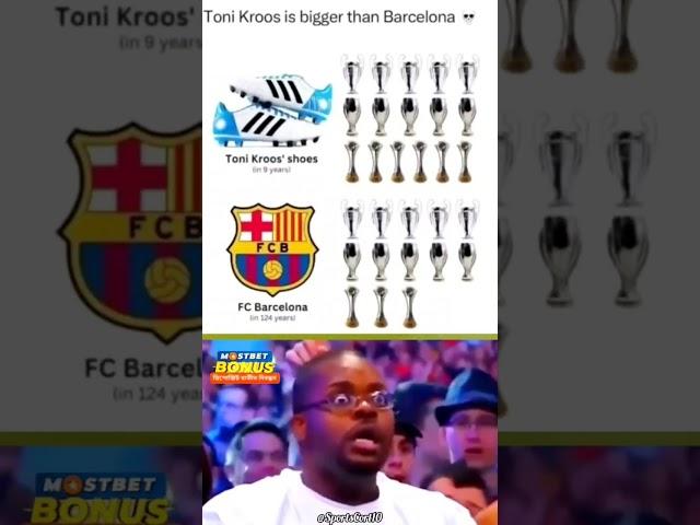 Toni Kroos Bigger Than Barca. Do You Agree | #football #tonikross #realmadrid #barcelona