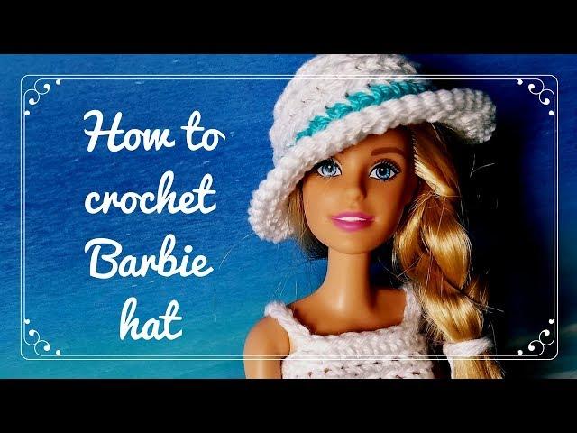 How to crochet Barbie hat