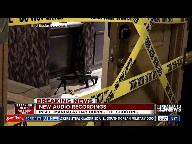 New audio recording from inside Mandalay Bay during mass shooting