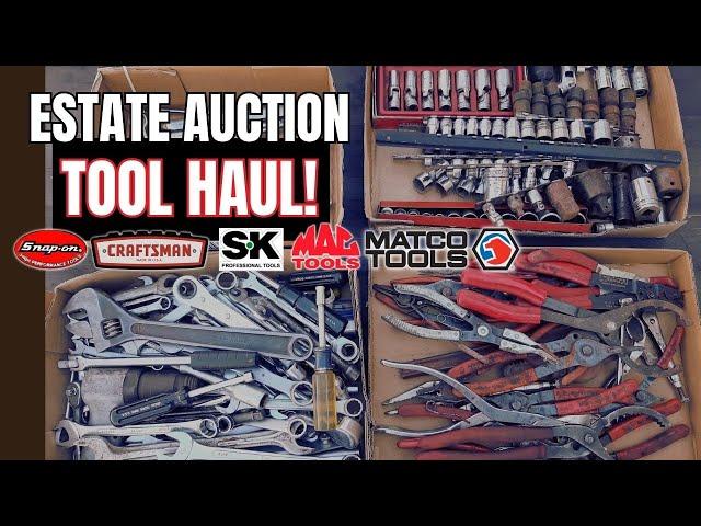 Estate Auction Tool Haul - Snap-on Matco Mac Plus More!