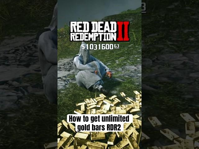 How to get unlimited gold bars in rdr2 #reddeadredemption #rdrd2 #goldbarsrdr2 #arthurmorgan