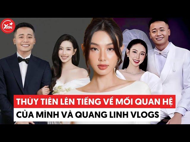 Thuỳ Tiên chính thức lên tiếng về mối quan hệ với Quang Linh Vlogs