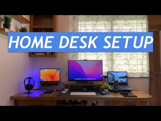 Work From Home Desk Setup of Software Engineer @Cisco | India 2023