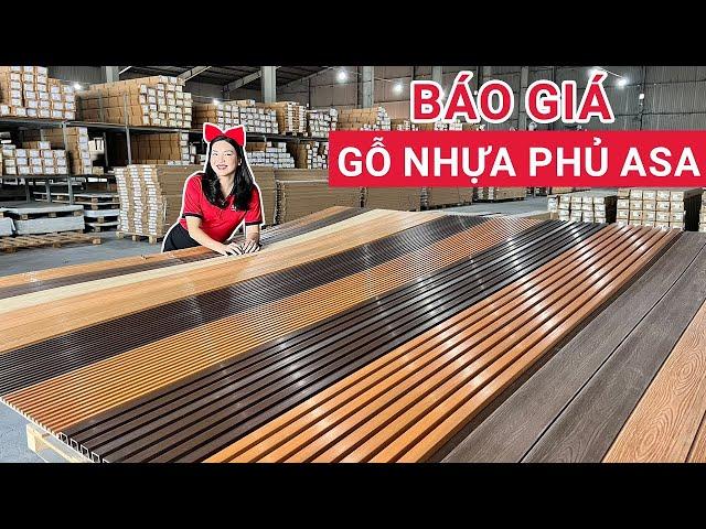 Báo giá gỗ nhựa phủ ASA | Tấm ốp gỗ nhựa phủ ASA bao nhiêu 1m2