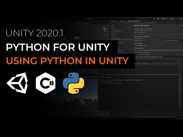 Python for Unity 3D 2020!!