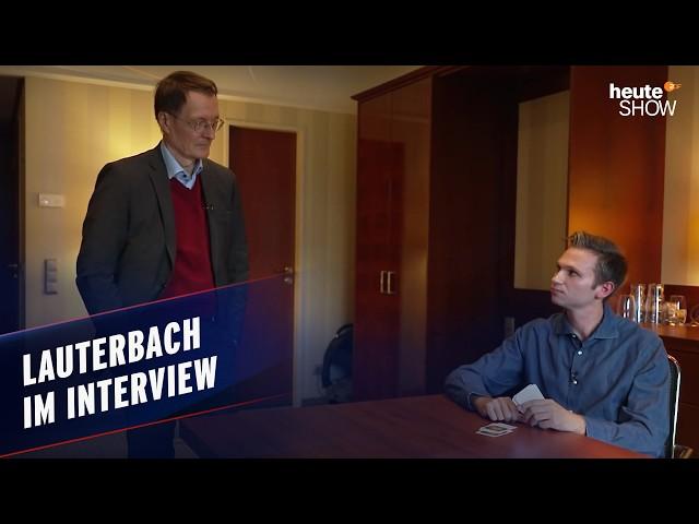 Fabian Köster trifft Karl Lauterbach: Was haben wir aus Corona gelernt? | heute-show vom 29.11.2024