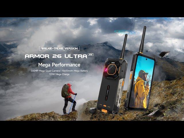 Meet Ulefone Armor 26 Ultra Walkie-Talkie Version: 5G Rugged Flagship with DMR Radio!