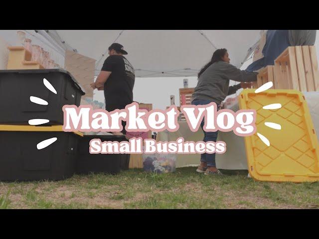 Vendor Market Day Vlog | Small Business | Craft Fair Set Up | Momprenuer