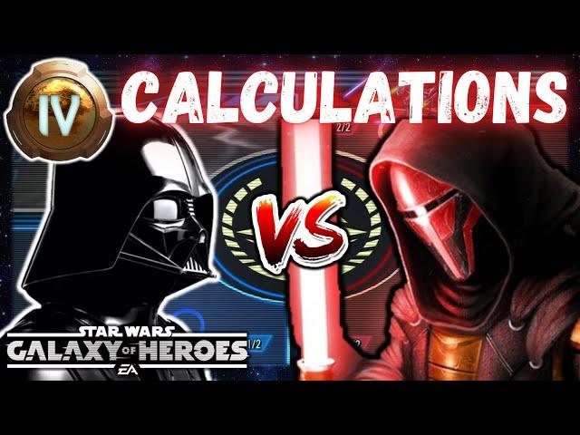 Darth Vader vs. Darth Revan Requires a Very Precise Speed - 3v3 GAC Bronzium 4