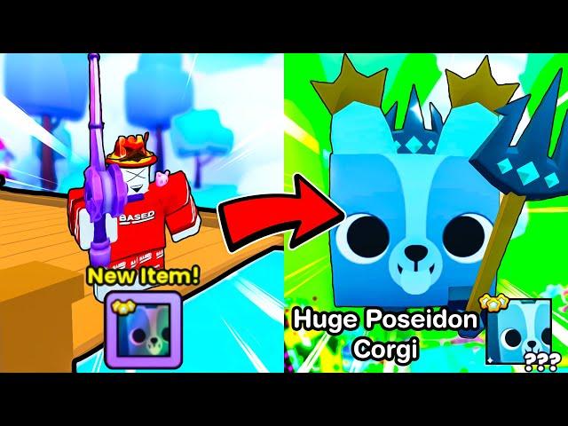 So SCHNELL HUGE POSEIDON CORGI BEKOMMEN in Pet Simulator 99!