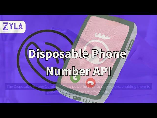 Disposable Phone Number API