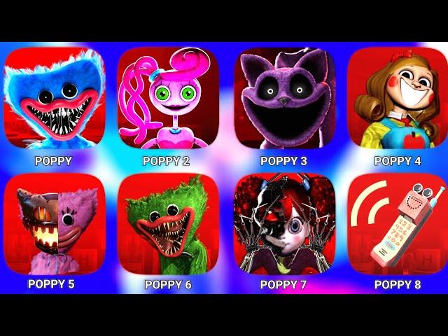 Poppy Playtime Chapter 1, 2, 3, 4, 5, 6, 7 & 8 Mobile Full Gameplay || Poppy Playtime 3 Mod