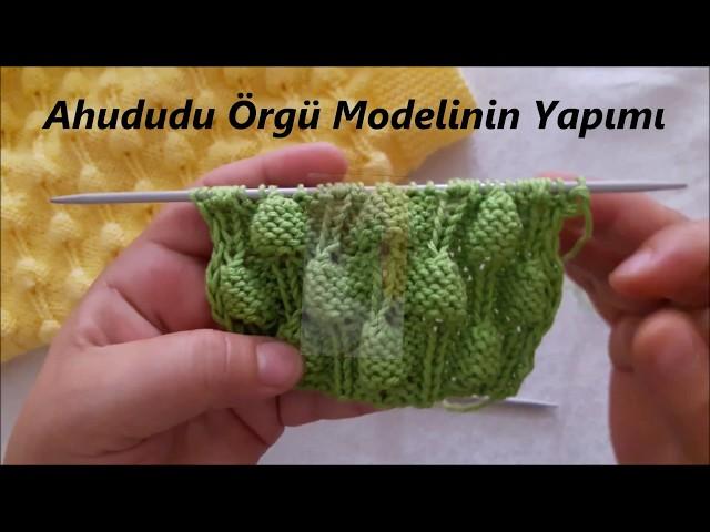 Ahududu Örgü Modeli Yapımı -  Raspberry Knitting Model Making
