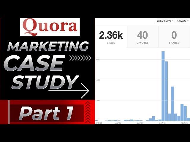 How To Use Quora For Marketing [Case Study Part 1]