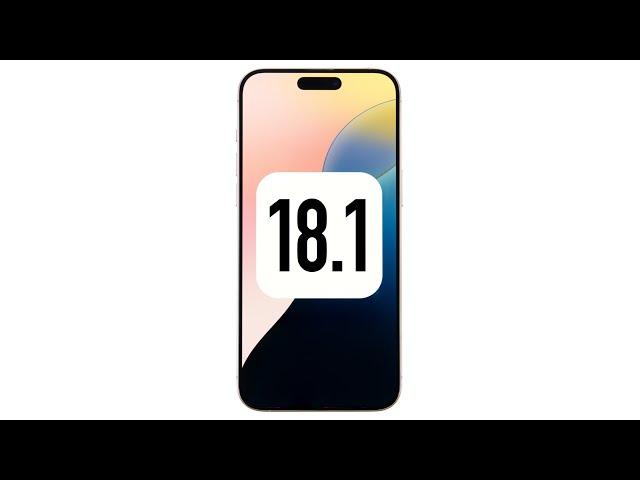 iOS 18.1 Update ist da - Was ist neu? | Über 19 neue Funktionen & Veränderungen